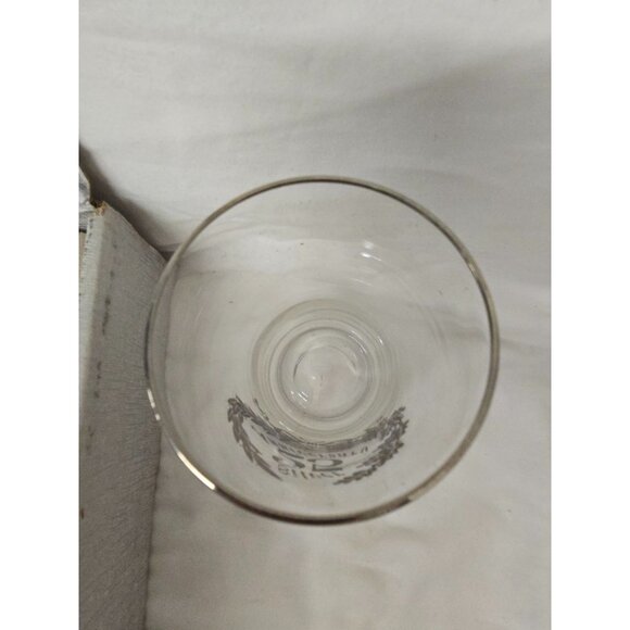 8 Vintage West Virginia Silver 25th Anniversary Hi-Ball Glass Set Boxed Set - Picture 4 of 7